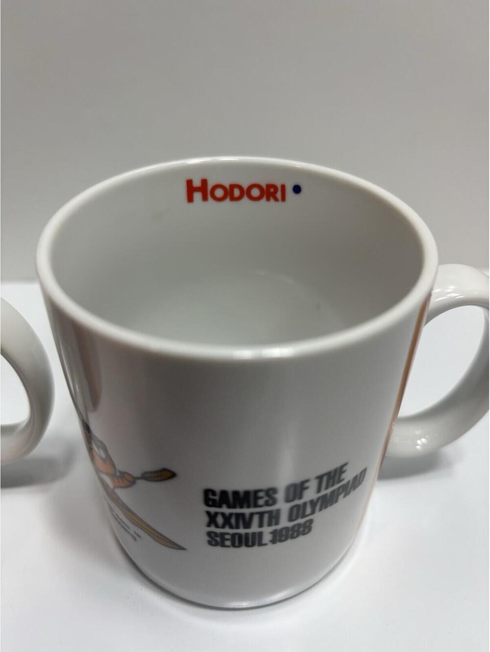 Rare Vintage Seoul 1988 Olympics Hodori Tiger Ceramic Mugs - Picture 4 of 13